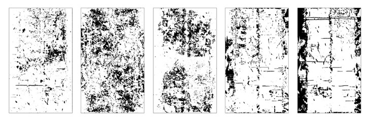 abstract, splattered , dirty, texture for your design. Grunge Urban Backgrounds set. Texture Vector. Dust Overlay Distress Grain. Dirty grainy stamp and scratches and damage marks.