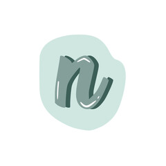 Alphabet Letter Font Green