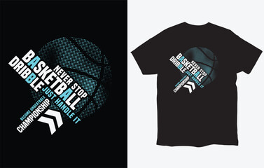 Vector illustration on the theme of basketball. t-shirt graphics, poster, banner, flyer, print and postcard