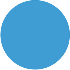 Digital png illustration of blue abstract circle shape on transparent background