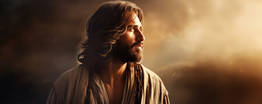portrait of Jesus Christ, savior of mankind