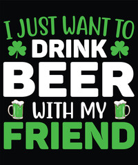 Fototapeta premium st patrick svg , t-shirt design. 