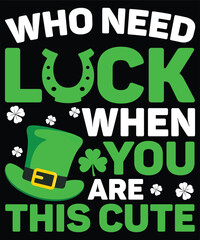 Fototapeta premium st patrick svg , t-shirt design. 