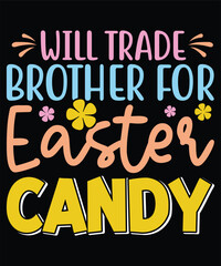 Obraz premium will trade brother for easter candy