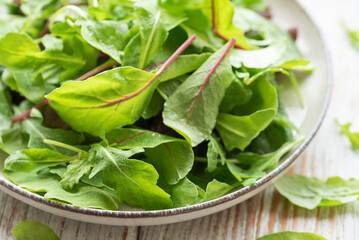 Mix salad leaves