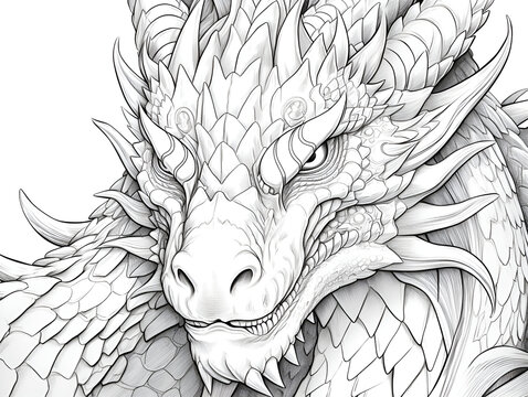 Dragon Tattoo Template Image,,,,,,
Mythical Creature Tattoo Design
