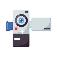 Handycam vector colorful Stickers icons Design illustration. EPS 10 File