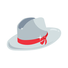 Beach hat vector colorful Stickers icons Design illustration. EPS 10 File