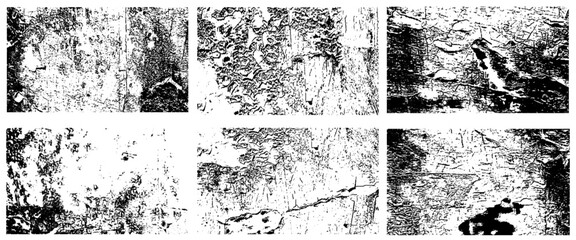 Cement wall vector Illustration, Collection of grunge textures, overlay textures set stamp with grunge effect, Old damage Dirty grainy and scratches.