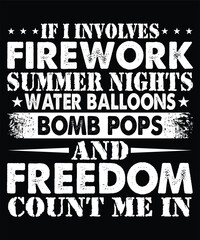 Obraz premium 4th of july t-shirt design