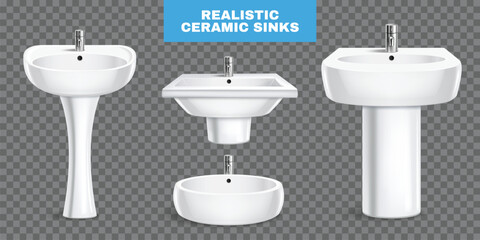 Realistic Sinks Set