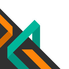 Modern Geometric Corner