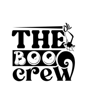 The Boo Crew Svg Design