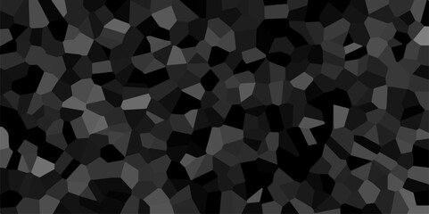 Polygonal Mosaic Background .Light gray and black abstract mosaic seamless pattern. Vector crack background. Endless texture. Ceramic tile fragments. - vector.