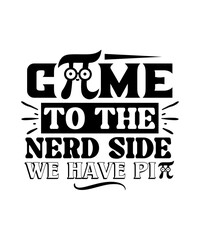 come to the nerd side we have pi svg design