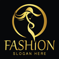 Luxury creative vector fashion and beauty logo design