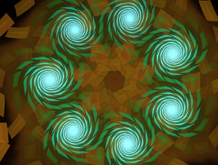 Imaginatory fractal abstract background Image