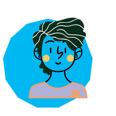 Face vector the color profile