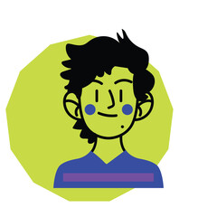 Face vector the color profile