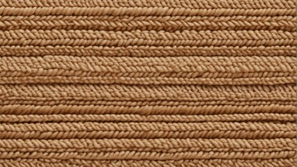 Jute hessian sackcloth canvas woven texture pattern background in light beige cream brown color