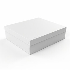 Naklejka premium empty Box mockup in white background 