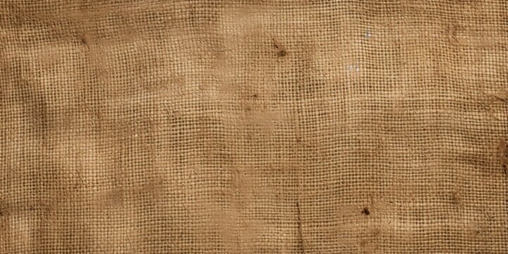 Textured linen or cotton burlap with binding brown fibres. Rough