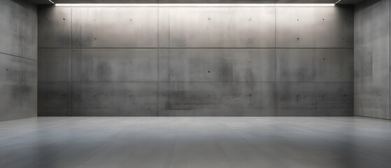 Large Modern Concrete Room, Copy Space