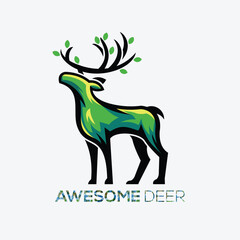 deer vector illustration