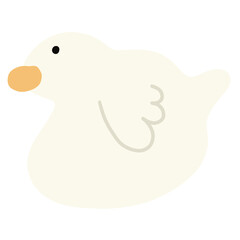 Obraz premium Duck Cartoon illustration Cute Element Cute Animal Animal Sticker