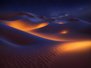 Night desert