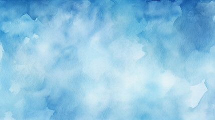 Fototapeta premium abstract blue watercolor painting background for graphic design element 