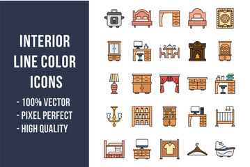 Interior Flat Icons