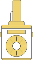 駅関連の単品イラストアイコン　合図灯