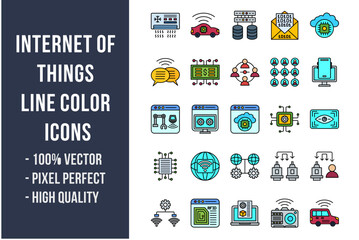 Internet of Things Flat Icons