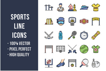 Sports Flat Icons