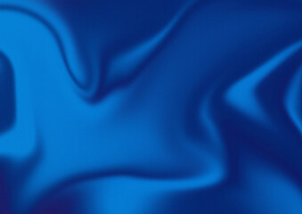 Abstract liquid gradient background with grain texture. Blue fluid color gradient.