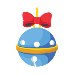 Jingle bell vector colorful stickers Icon Design illustration. EPS 10 File