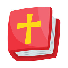 Fototapeta premium Bible vector colorful stickers Icon Design illustration. EPS 10 File