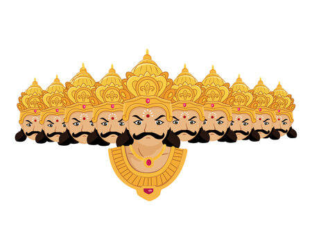 Sacred India Tarot Archive – 3 & 4 of Staves: Dislodging Ravana |  janeadamsart
