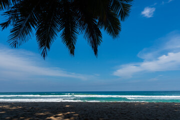Beach scenery of relaxing beach.The summer vacation of your travel holiday.It's happy time