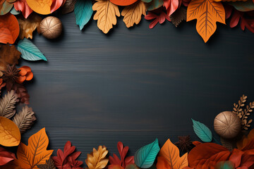 Thanksgiving Layout With Leaves