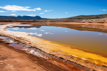 Uranium Mine Tailings Pond