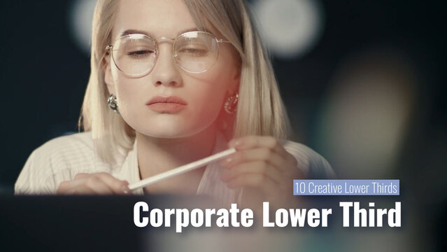 Corporate Lower Thirds With Auto-Resized Text Box