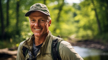 "Nature's Stewards": Showcase a conservationist in their element, working to protect the environment.