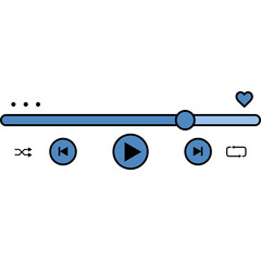 Retro Music Player Interface