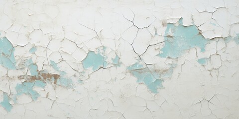 White Wall Texture Adorned with Cracks