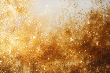 Fototapeta na wymiar Festive golden luxury glitter background