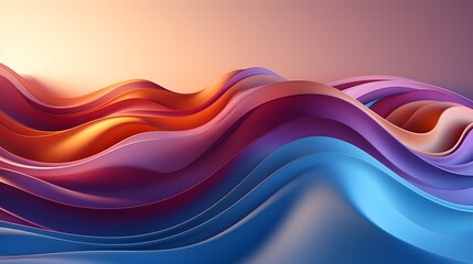 Abstract Colorful Waves: A Dynamic Visual Symphony