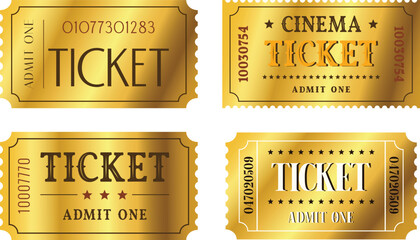 Set of isolated golden tickets
