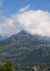 Fototapeta premium Foto delle Alpi scattata da Bardonecchia.